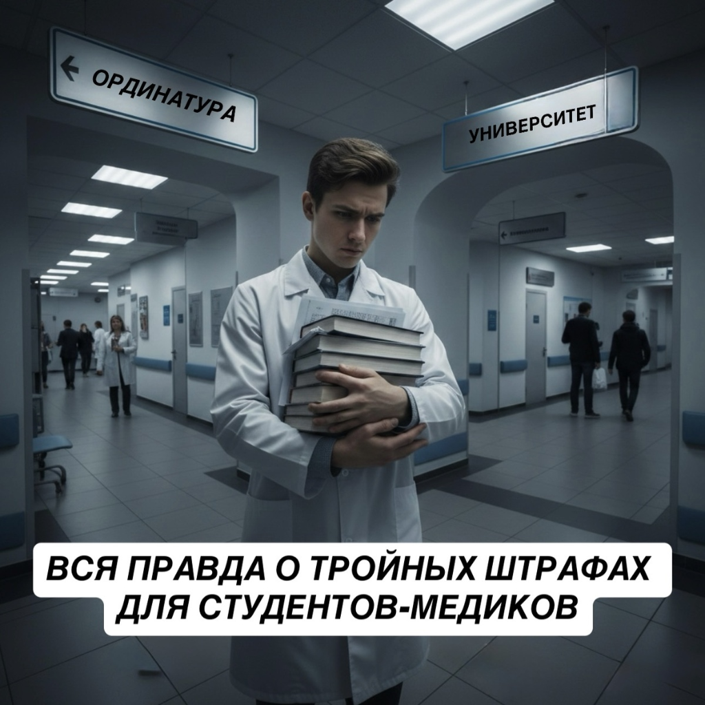 Тройные штрафы для студентов-медиков